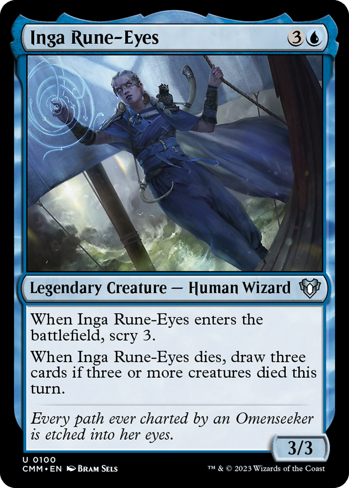 Magic | Inga Rune-Eyes [Commander Masters] | The Nerd Merchant