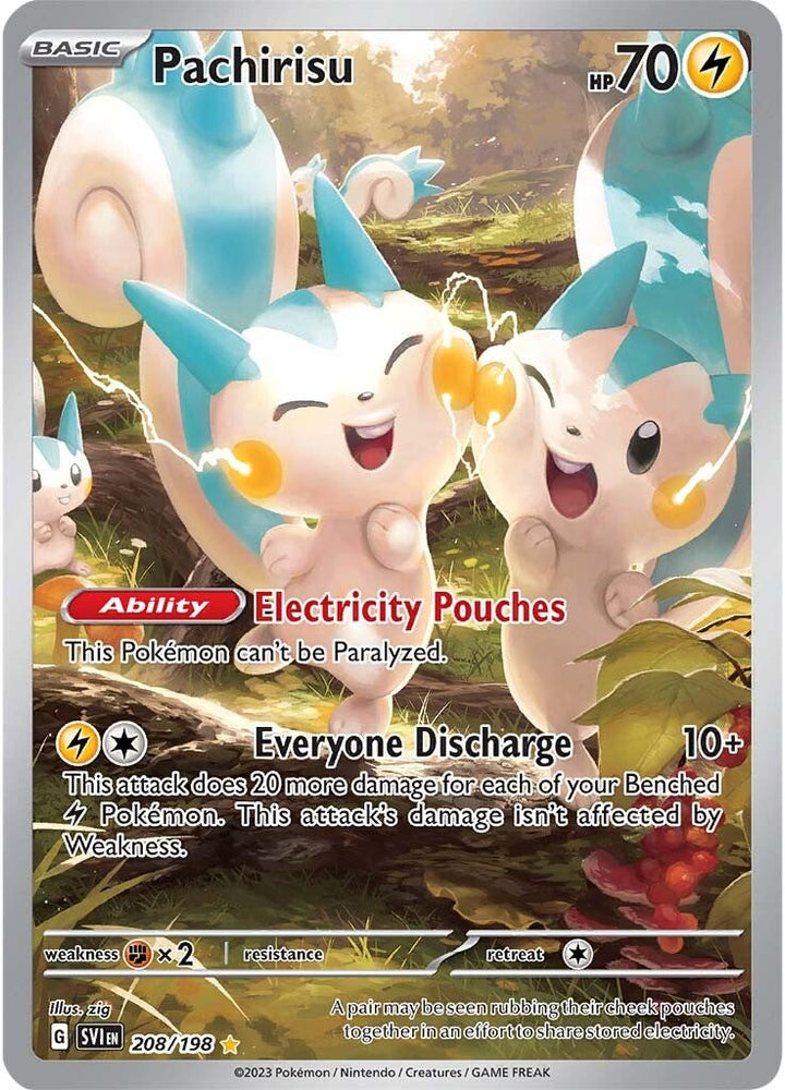 Pokemon | Pachirisu (208/198) [Scarlet & Violet: Base Set] | The Nerd Merchant