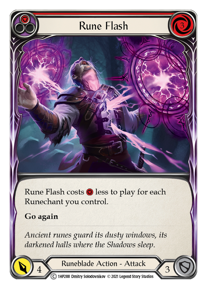Flesh and Blood TCG | Rune Flash (Red) [1HP288] (History Pack 1) | The Nerd Merchant