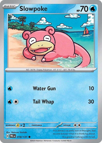 Pokemon | Slowpoke (018/131) [Scarlet & Violet: Prismatic Evolutions] | The Nerd Merchant