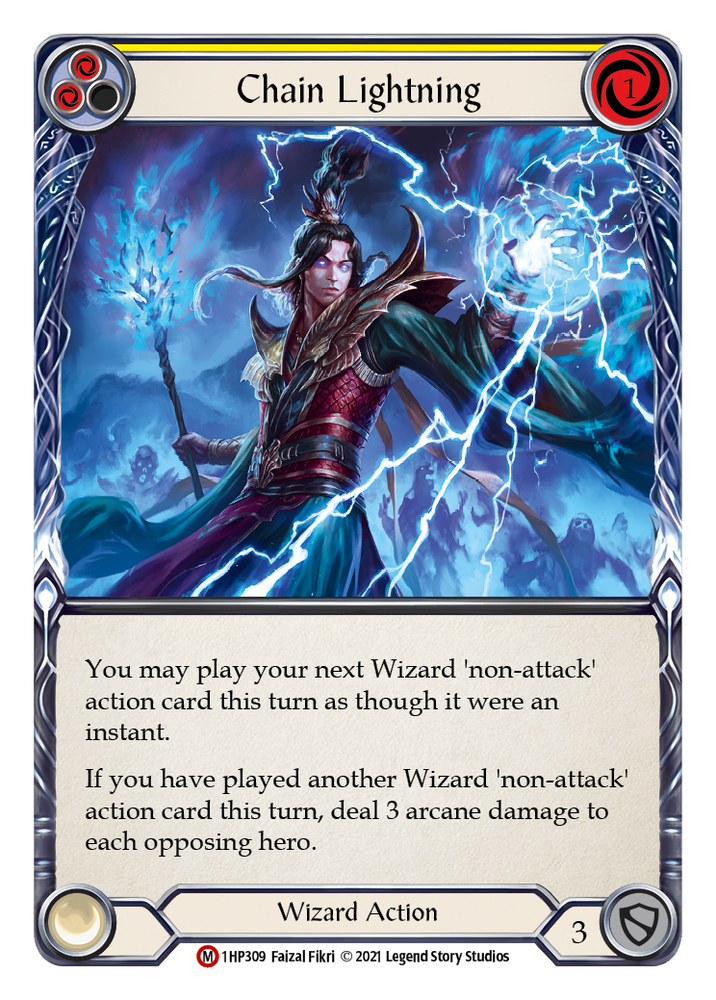 Flesh and Blood TCG | Chain Lightning [1HP309] (History Pack 1) | The Nerd Merchant