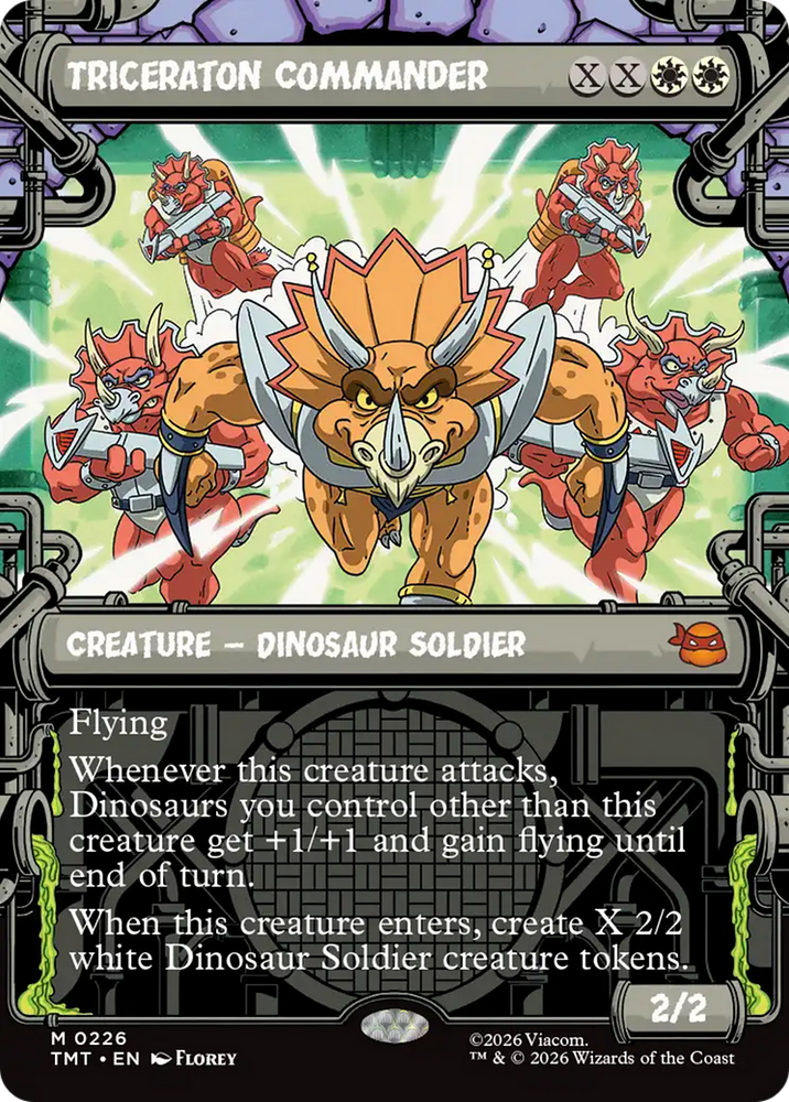 Magic | Triceraton Commander (Showcase) [Teenage Mutant Ninja Turtles] | The Nerd Merchant