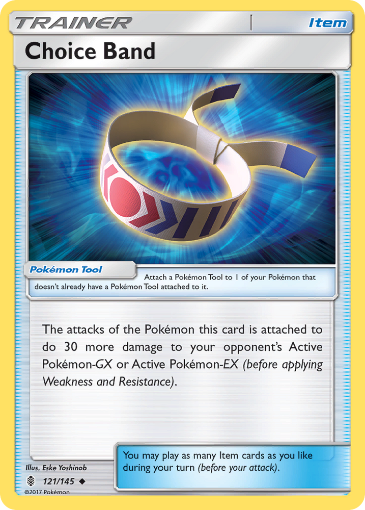 Pokemon | Choice Band (121/145) [Sun & Moon: Guardians Rising] | The Nerd Merchant