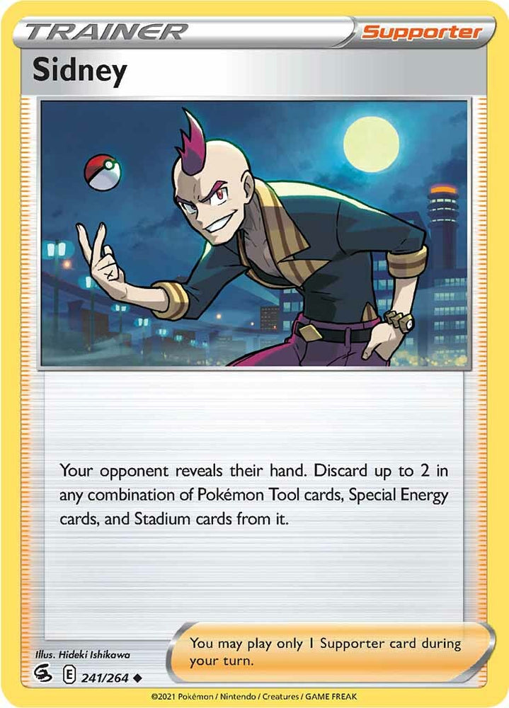 Pokemon | Sidney (241/264) [Sword & Shield: Fusion Strike] | The Nerd Merchant