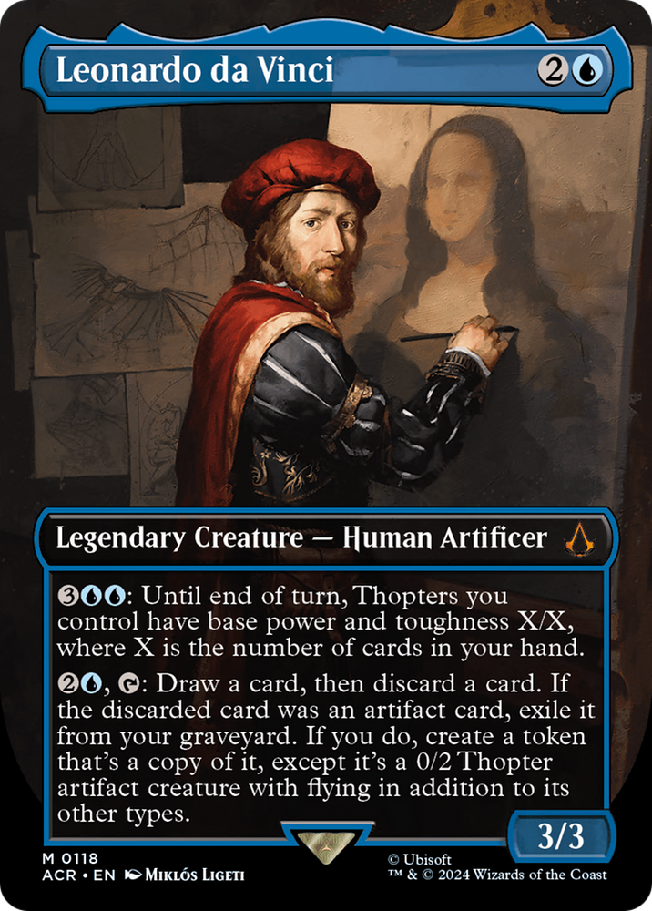 Magic | Leonardo da Vinci (Borderless) [Assassin's Creed] | The Nerd Merchant