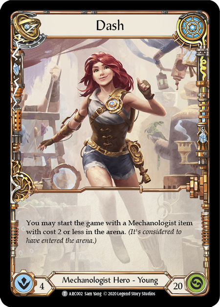 Flesh and Blood TCG | Dash // Viserai [U-ARC002 // U-ARC076] (Arcane Rising Unlimited) | The Nerd Merchant