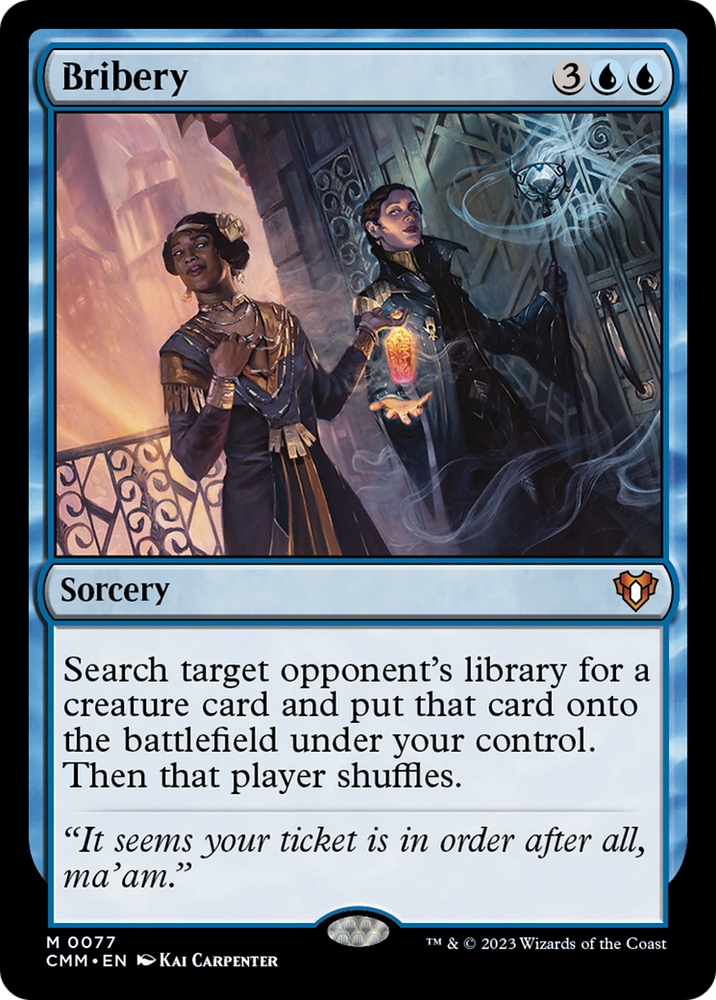 Magic | Bribery [Commander Masters] | The Nerd Merchant