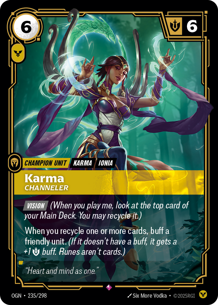 Karma, Channeler (Foil) - Origins #235