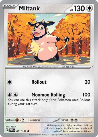 Pokemon | Miltank (081/131) [Scarlet & Violet: Prismatic Evolutions] | The Nerd Merchant