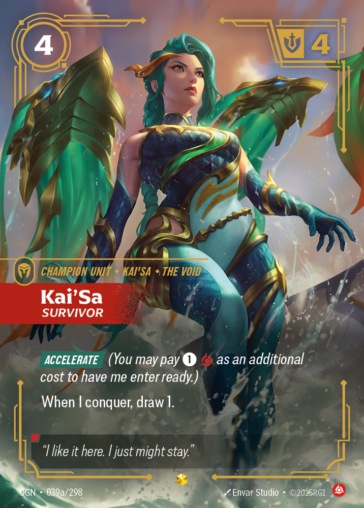 Kai'Sa, Survivor (Alt Foil) - Origins #39