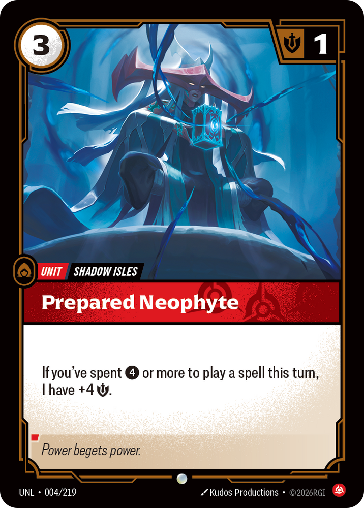 Prepared Neophyte (Foil) - Unleashed (004/219)