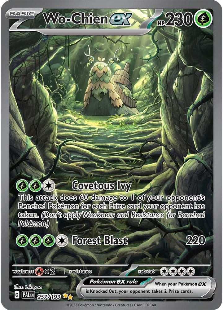 Pokemon | Wo-Chien ex (257/193) [Scarlet & Violet: Paldea Evolved] | The Nerd Merchant