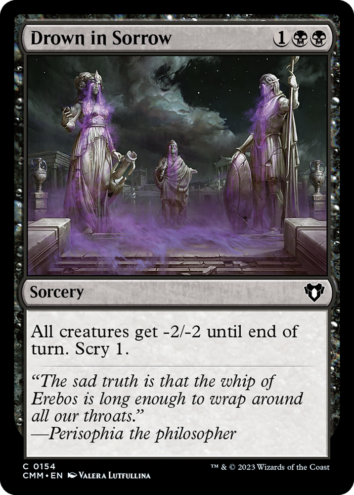 Magic | Drown in Sorrow [Commander Masters] | The Nerd Merchant