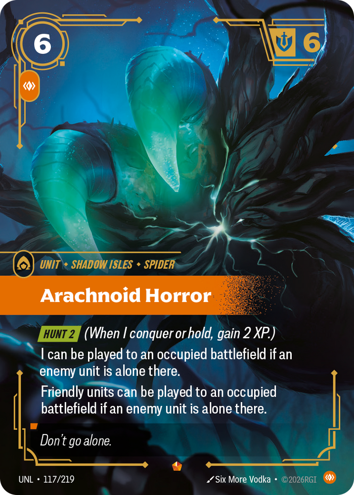 Arachnoid Horror (Foil) - Unleashed (117/219)