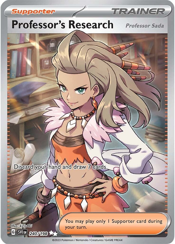 Pokemon | Professor's Research (240/198) [Scarlet & Violet: Base Set] | The Nerd Merchant