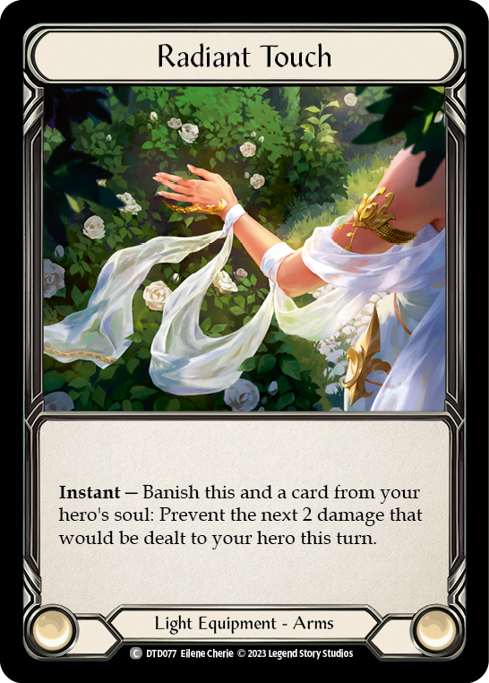 Flesh and Blood TCG | Radiant Touch [DTD077] (Dusk Till Dawn)  Cold Foil | The Nerd Merchant