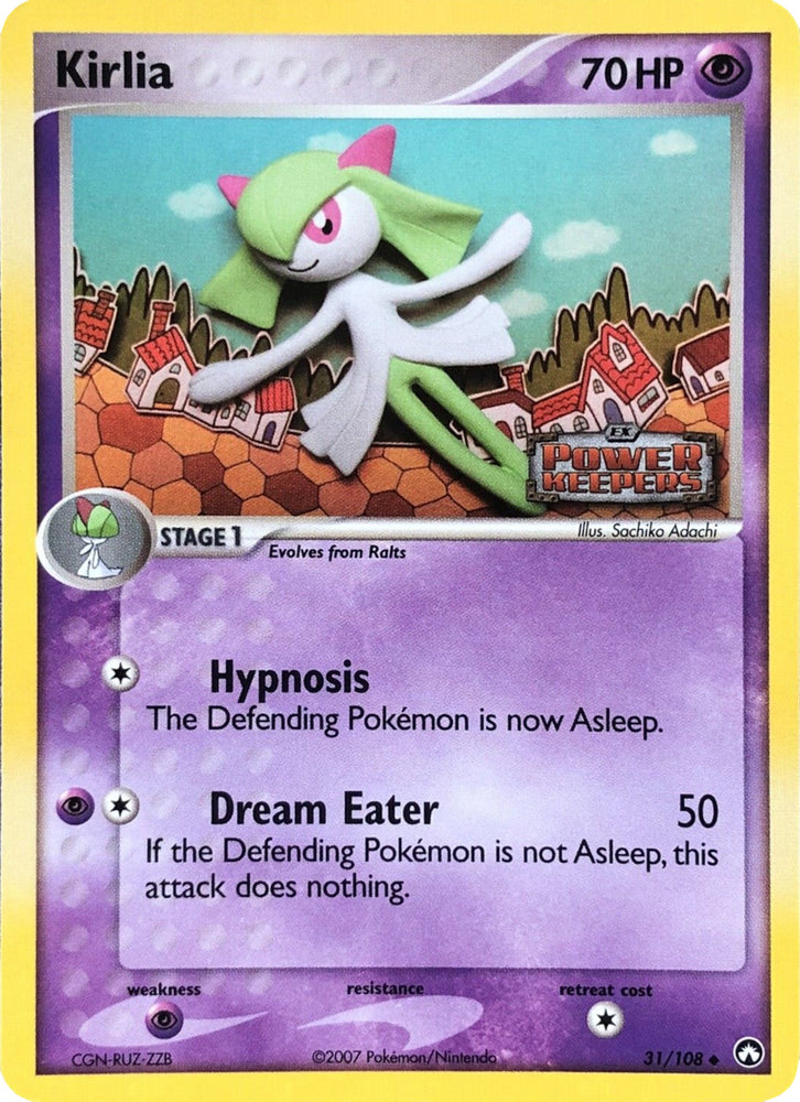 Pokemon | Kirlia (31/108) (Stamped) [EX: Power Keepers] | The Nerd Merchant