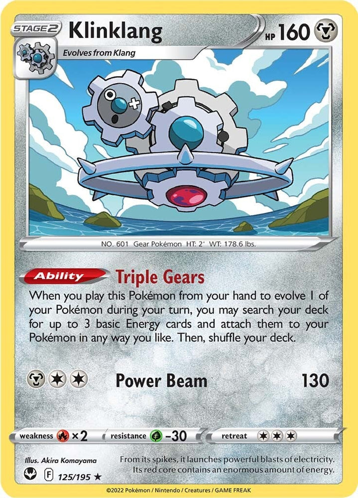Pokemon | Klinklang (125/195) [Sword & Shield: Silver Tempest] | The Nerd Merchant