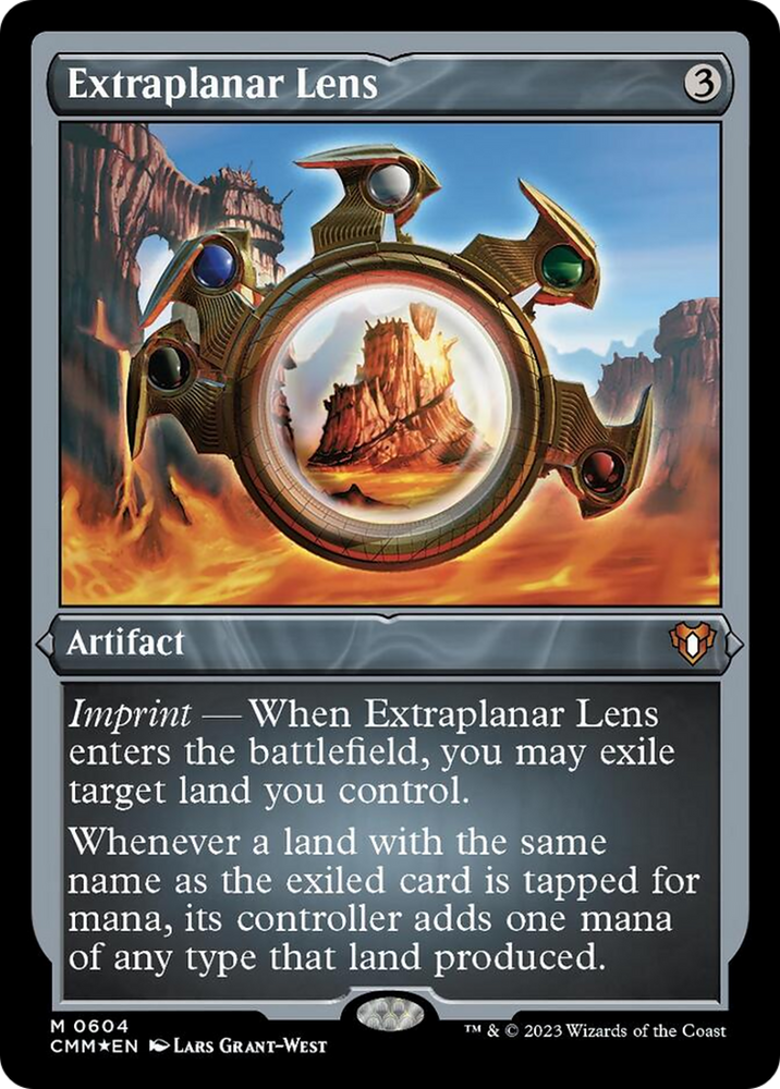 Magic | Extraplanar Lens (Foil Etched) [Commander Masters] | The Nerd Merchant