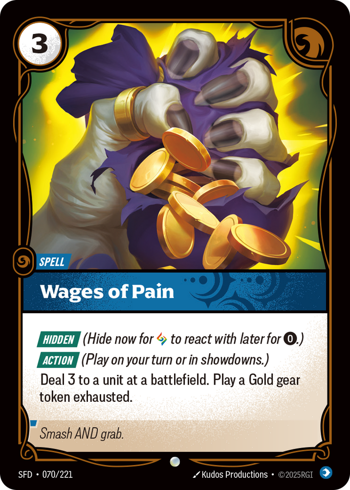 Wages of Pain (Foil) - Spiritforged #70