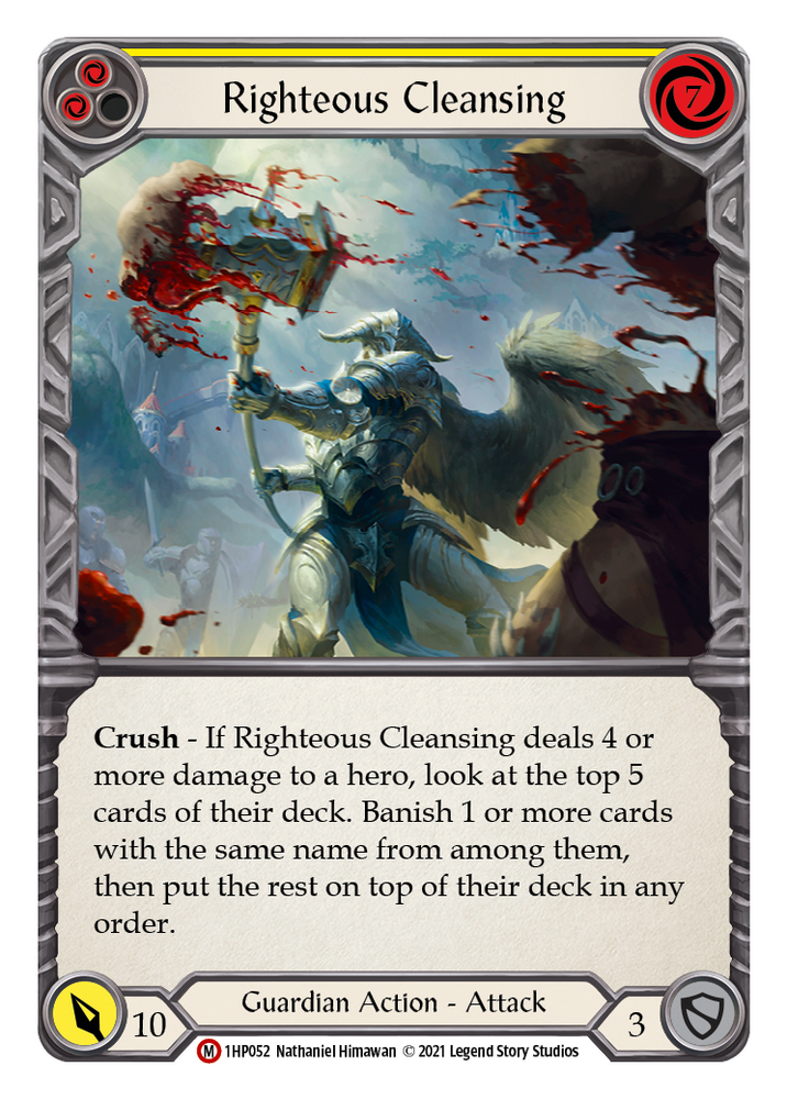 Flesh and Blood TCG | Righteous Cleansing [1HP052] (History Pack 1) | The Nerd Merchant