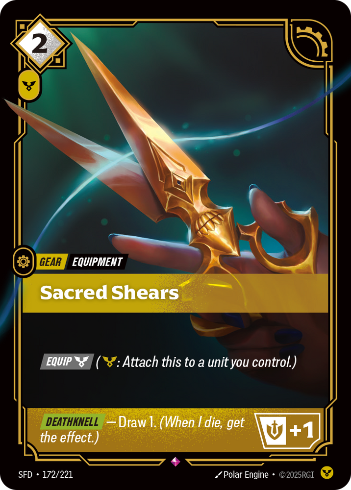 Sacred Shears (Foil) - Spiritforged #172