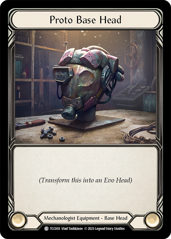 Flesh and Blood TCG | Proto Base Head [TCC003] (Round the Table: TCC x LSS) | The Nerd Merchant