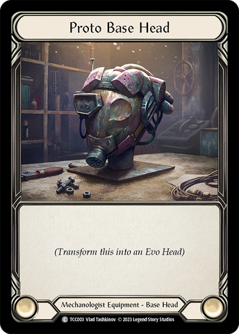 Flesh and Blood TCG | Proto Base Head [TCC003] (Round the Table: TCC x LSS) | The Nerd Merchant