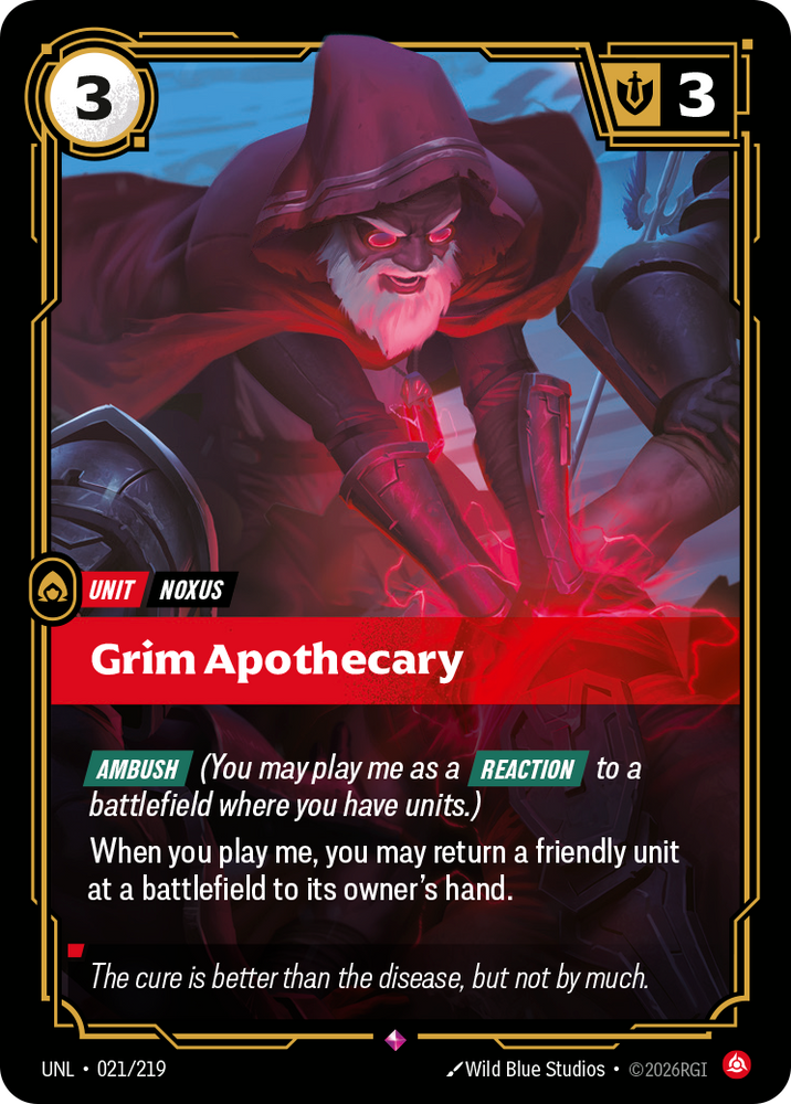 Grim Apothecary (Foil) - Unleashed (021/219)