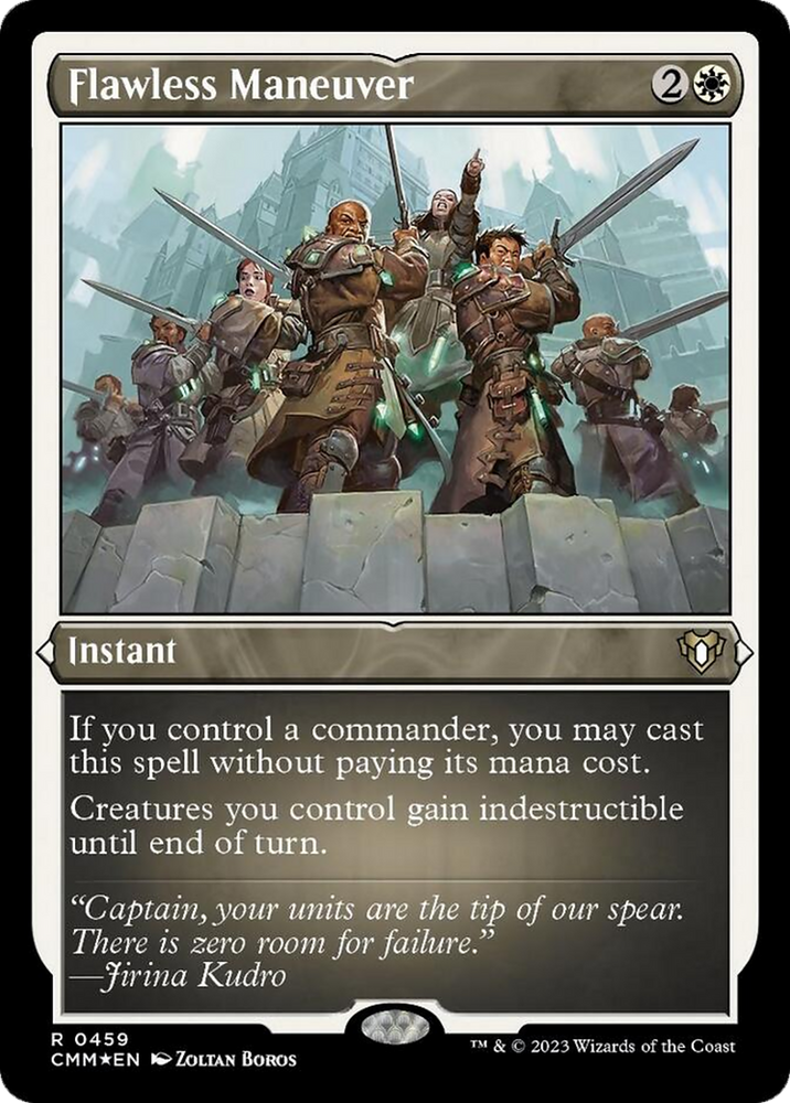 Magic | Flawless Maneuver (Foil Etched) [Commander Masters] | The Nerd Merchant