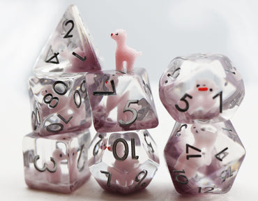 Foam Brain Games | Pink Alpaca RPG Dice Set | The Nerd Merchant