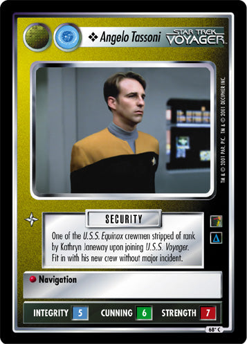 Angelo Tassoni (Neutral) - The Borg