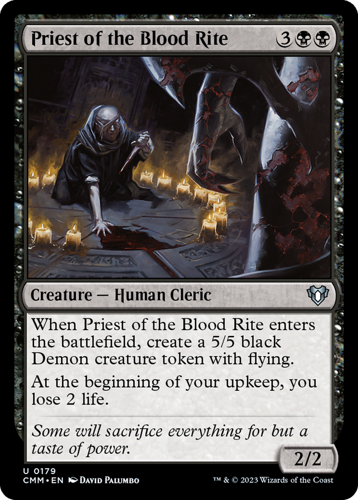 Magic | Priest of the Blood Rite [Commander Masters] | The Nerd Merchant