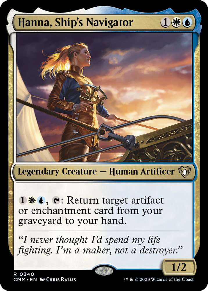 Magic | Hanna, Ship's Navigator [Commander Masters] | The Nerd Merchant