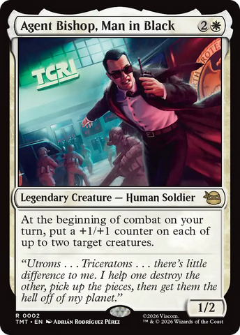 Magic | Agent Bishop, Man in Black [Teenage Mutant Ninja Turtles] | The Nerd Merchant