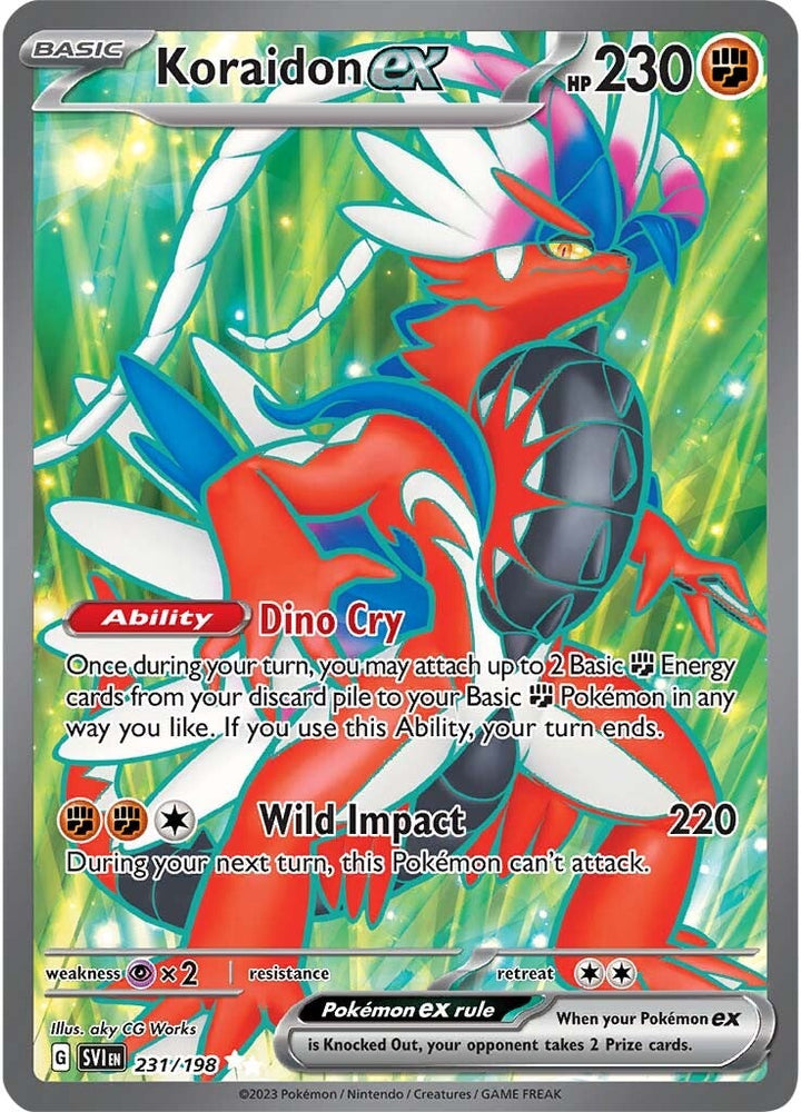 Pokemon | Koraidon ex (231/198) [Scarlet & Violet: Base Set] | The Nerd Merchant
