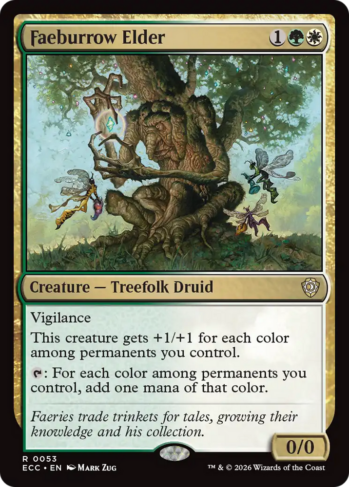 Magic | Faeburrow Elder [Lorwyn Eclipsed Commander] | The Nerd Merchant