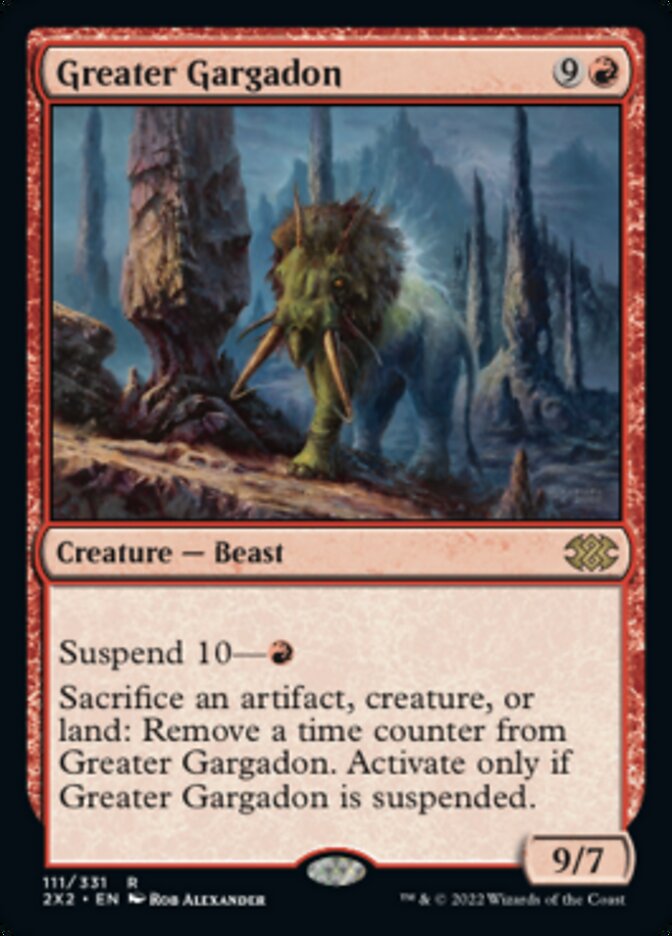 Magic | Greater Gargadon [Double Masters 2022] | The Nerd Merchant