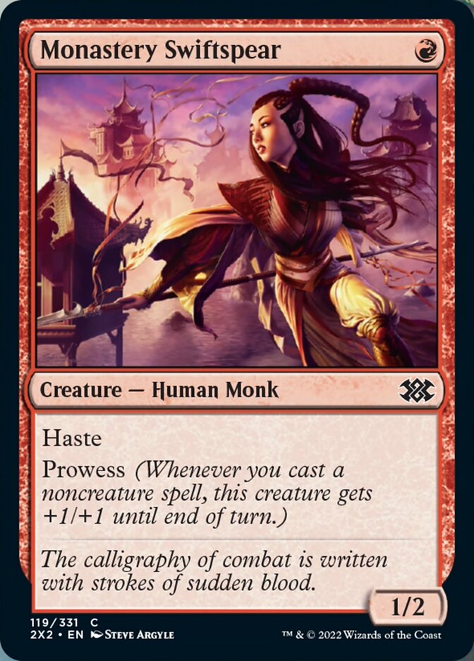 Magic | Monastery Swiftspear [Double Masters 2022] | The Nerd Merchant