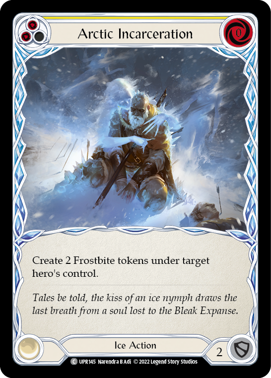 Flesh and Blood TCG | Arctic Incarceration (Yellow) [UPR145] (Uprising) | The Nerd Merchant