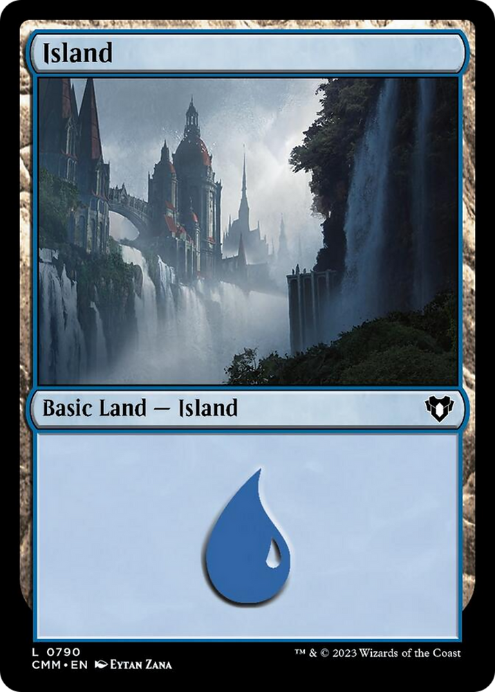 Magic | Island (790) [Commander Masters] | The Nerd Merchant