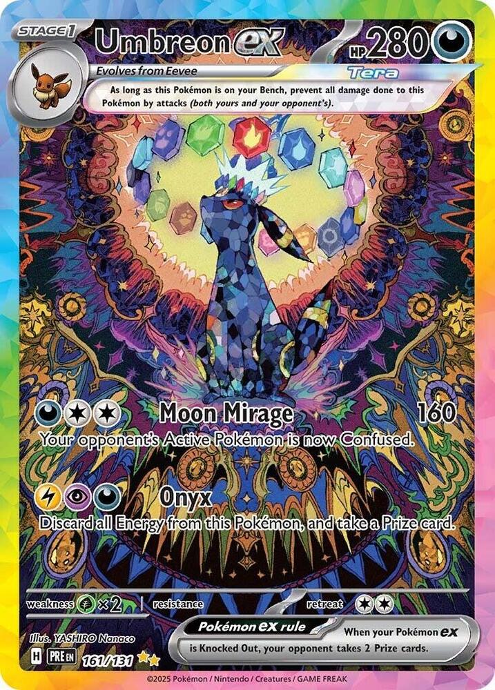Pokemon | Umbreon ex (161/131) [Scarlet & Violet: Prismatic Evolutions] | The Nerd Merchant