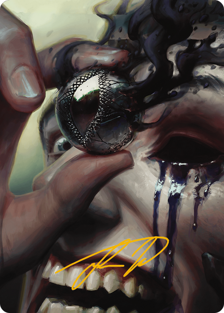 Magic | Jet Medallion Art Card (Gold-Stamped Signature) [Modern Horizons 3 Art Series] | The Nerd Merchant