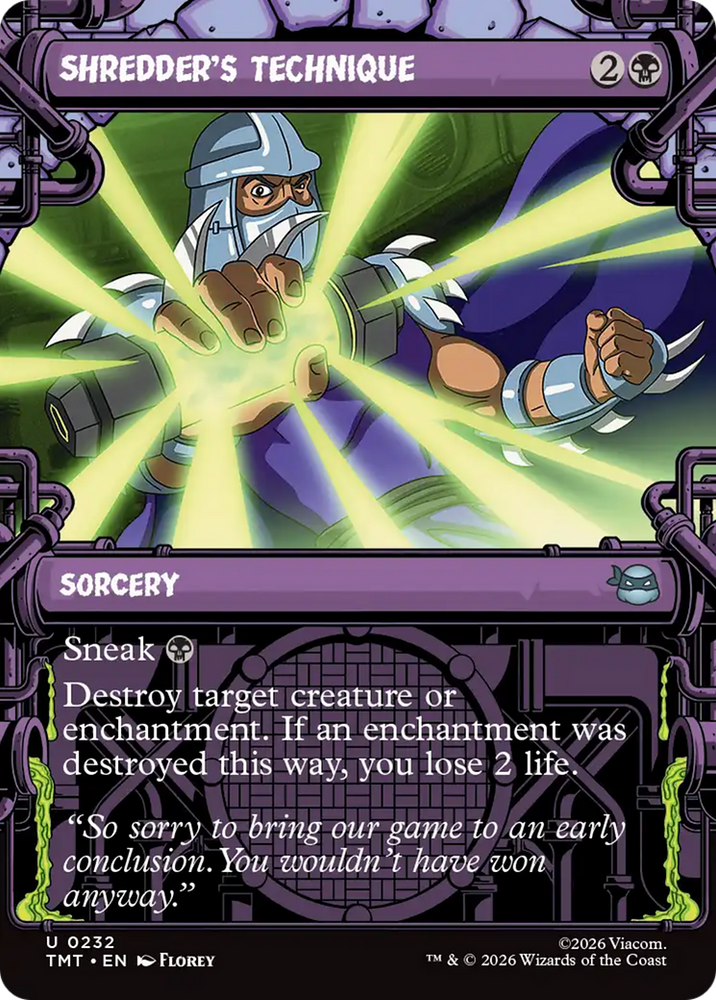 Magic | Shredder's Technique (Showcase) [Teenage Mutant Ninja Turtles] | The Nerd Merchant