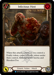 Flesh and Blood TCG | Infectious Host (Yellow) [OUT193] (Outsiders) | The Nerd Merchant