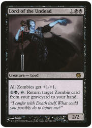 Magic | Lord of the Undead (Oversized) [Eighth Edition Box Topper] | The Nerd Merchant