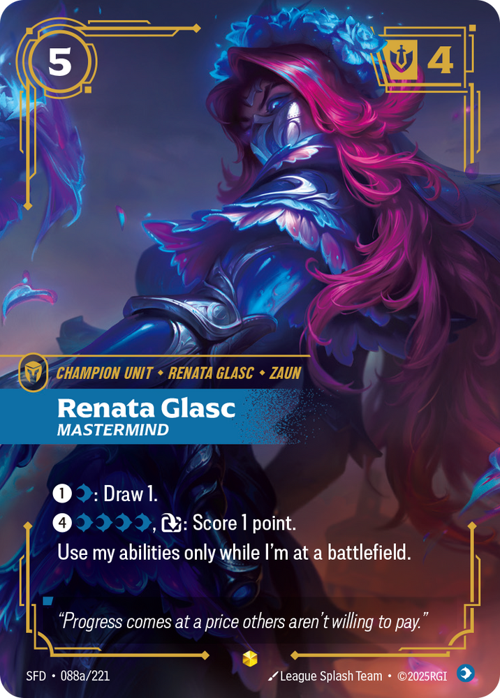 Renata Glasc, Mastermind (Alt Foil) - Spiritforged #88