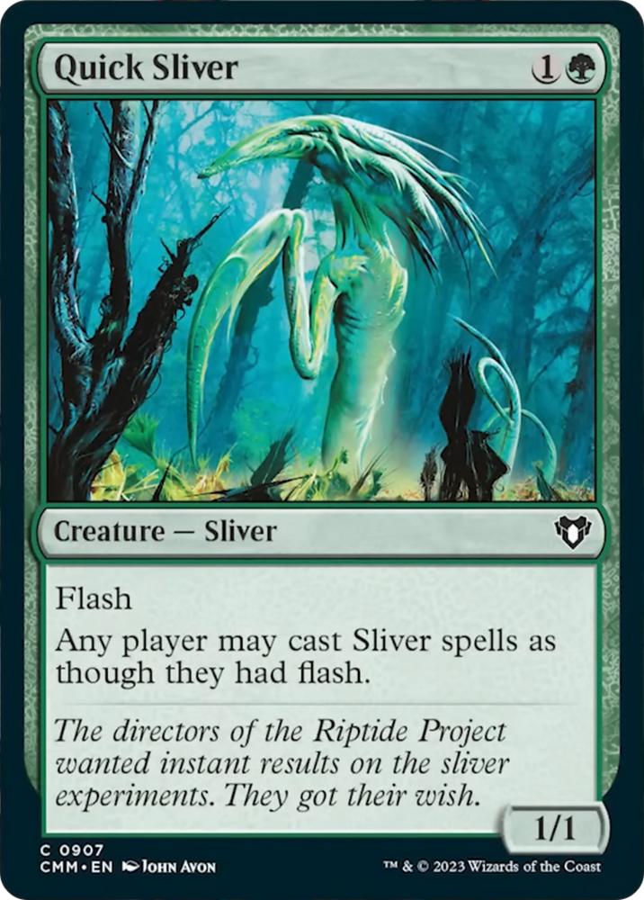 Magic | Quick Sliver [Commander Masters] | The Nerd Merchant