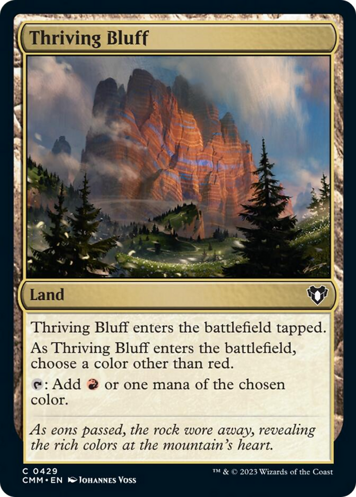 Magic | Thriving Bluff [Commander Masters] | The Nerd Merchant