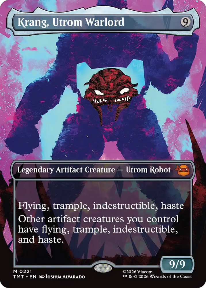 Magic | Krang, Utrom Warlord (Borderless) [Teenage Mutant Ninja Turtles] | The Nerd Merchant
